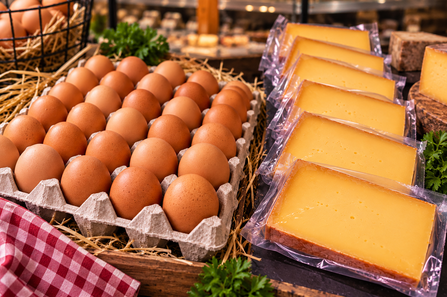 Wir erweitern unser Sortiment! 🥚🧀